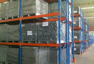 warehouse cage on rack